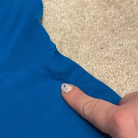 Gorgeous blue cotton tank dress - Picture 7 of 8